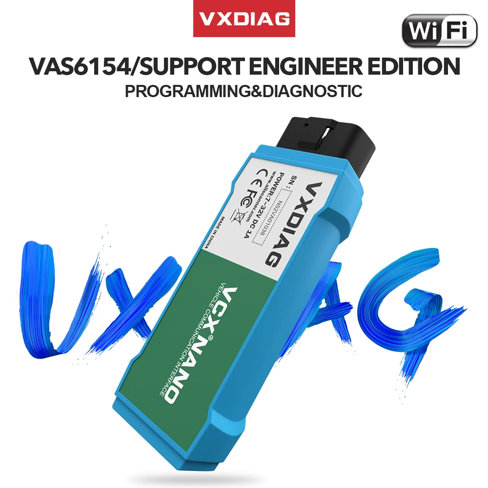 VXDIAG VCX NANO 6154 для ODIS V5.1.3/V5.1.5 для V-W OBD2 WIFI автомобильный диагностический инструмент сканер automotivo 6154A для Skoda для AUDI VXDIAG VCX NANO 6154 для ODIS V5.1.3/V5.1.5 для V-W OBD2 WIFI автомобильный диагностический инструмент сканер automotivo 6154A для Skoda для AUDI