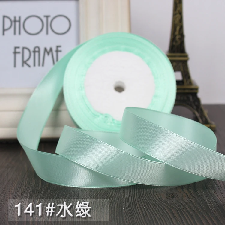 Атласная лента 25 ярдов 20 мм для украшения свадебной вечеринки|20mm satin ribbon|25 yardsatin