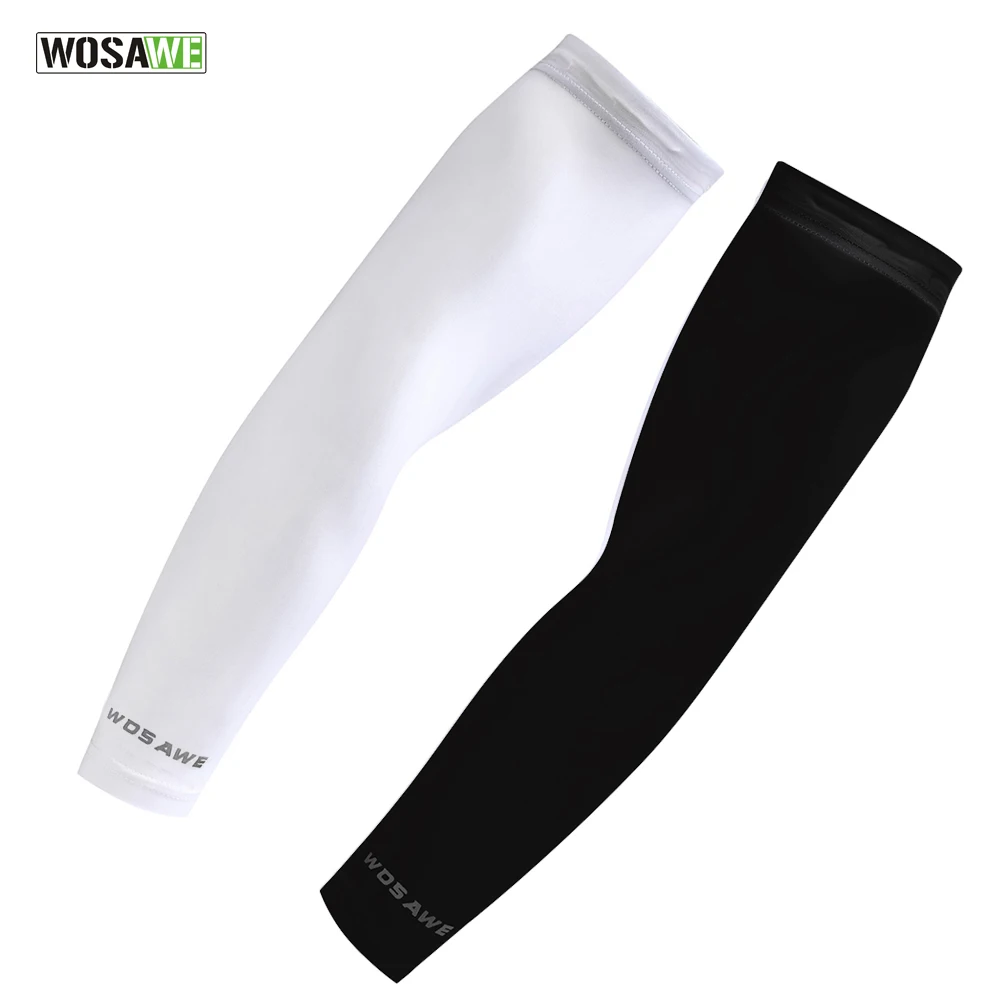 

WOSAWE Arm Sleeve Cycling Basketball Sleeve Reflective Running Bicycle Quick Dry UV Protection Ice Fabric Summer Arm Warmers