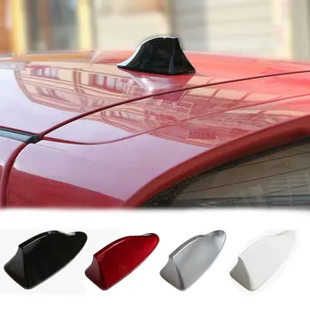 

Car Shark Fin Antenna Sticker With Radio Signal Shark Fin Stickers for VW Skoda Octavia Fabia Superb Rapid Yeti 5