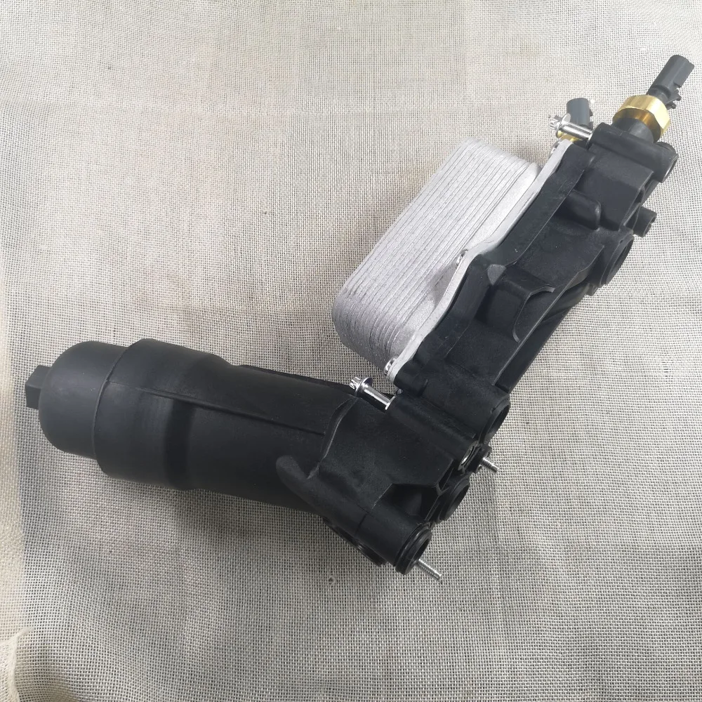 Replaces# 68105583AF 68105583AA Engine Oil Cooler Oil Filter Housing Adapter Assembly for 2014-2017 Dodge Jeep Chrysler Ram 3.6L V6 Engine 68105583AE