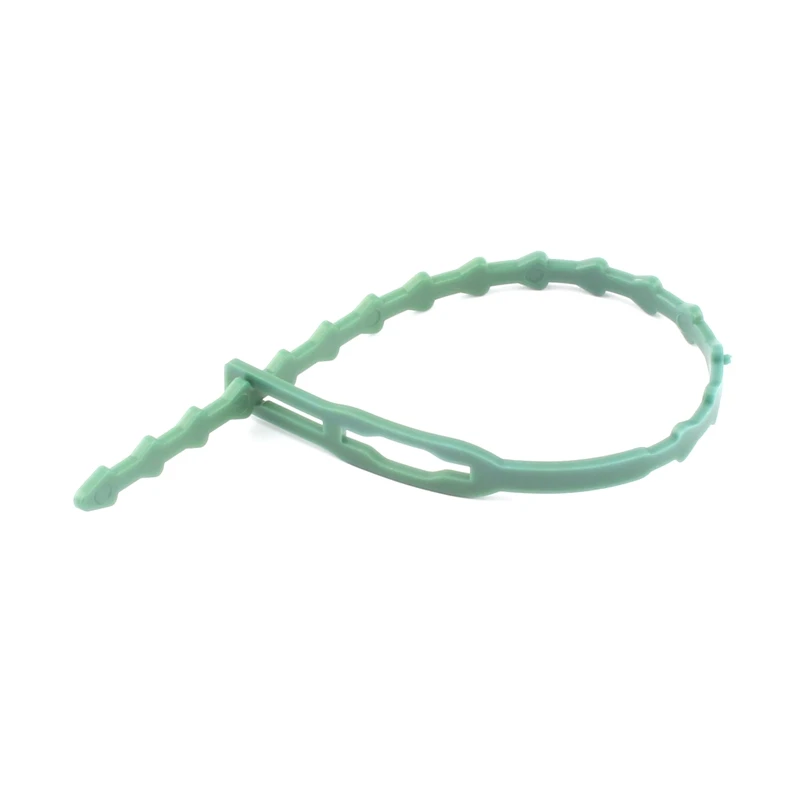 100pcs 175mm Reusable Gardening Cable Tie Vine Climbing Plants Bracket Fix Tie Bonsai Flower Fixed Buckle Plant Plastic Bandage