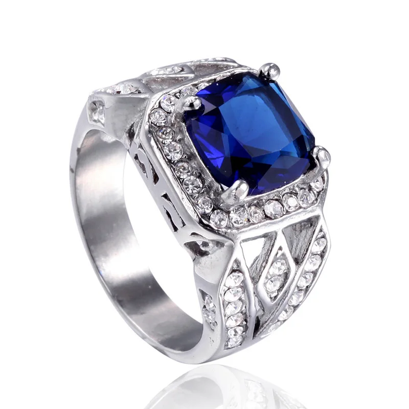 Punk For Men Tide Brand Rings Jewelry Gold Silver...