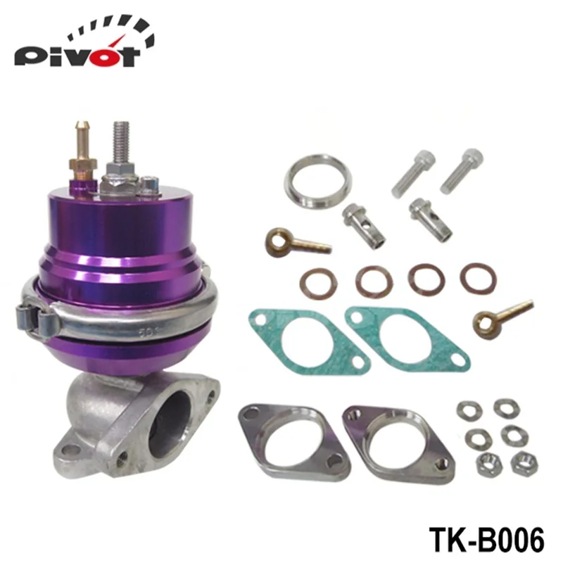 Tansky - Purple Adjustable 38mm External Turbo V-Band V Band Wastegate Turbocharge Flange TK-B006