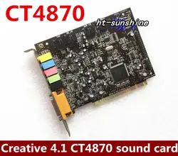 Оригинальный разбирать для Creative SOUND BLASTER LIVE CT4870 4,1 звуковая карта работает хорошо