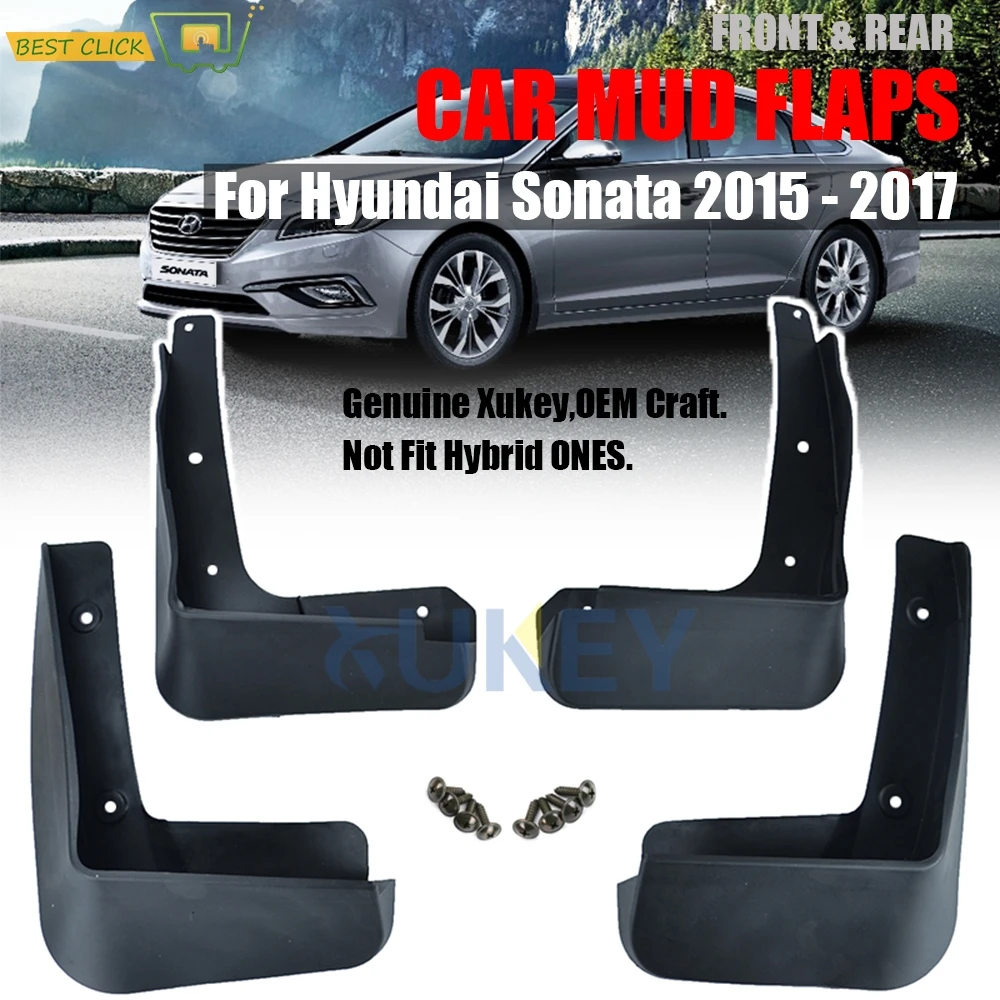

Car MudFlaps For Hyundai Sonata 2015 - 2017 Wheel Protector Splash Guards Car Fender Mudguards Car Styling 2016