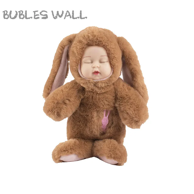 

11 CM 22 CM Cute Stuffed reborn baby doll Keychain Lifelike Kids Toys Reborn Plush Key Chains Sleep Reborn Dolls Gadget Toys