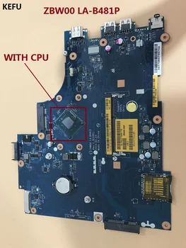 

KEFU FOR Dell FOR Inspiron 15R 3531 Laptop Motherboard DDR3L 28V9W 028V9W CN-028V9W ZBW00 LA-B481P W/ SR1W4 N2830 CPU Test work
