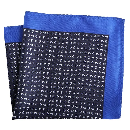 PH027 Pocket Square Портной Смит Роскошные 33X33 см большой платок Пейсли Цветочный горошек карманные квадраты из микрофибры трафаретной печати мужские носовые платки - Цвет: PH027 Pocket Square