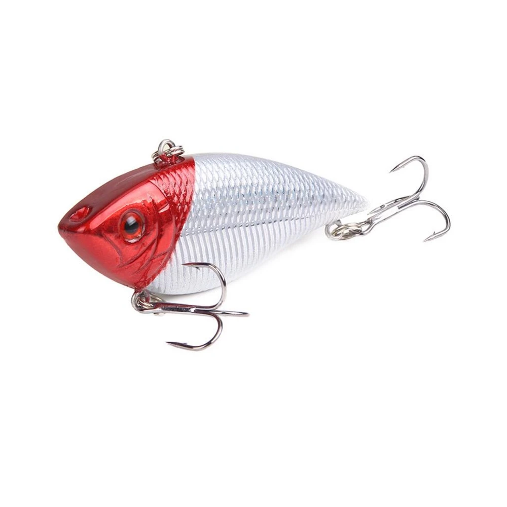 1 unids/lote se hunde Señuelos de Pesca VIB crankbait wobblers 70mm 11,4G isca artificial agudos vibración Pesca cebo duro Pesca abordar