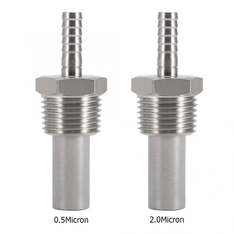 

1/2 MPT Oxygen Stone 1/4'' Barb Inline Carbonation Aeration Homebrew Stone Beer Wine Tools Bar Accessories Diffusion Stone