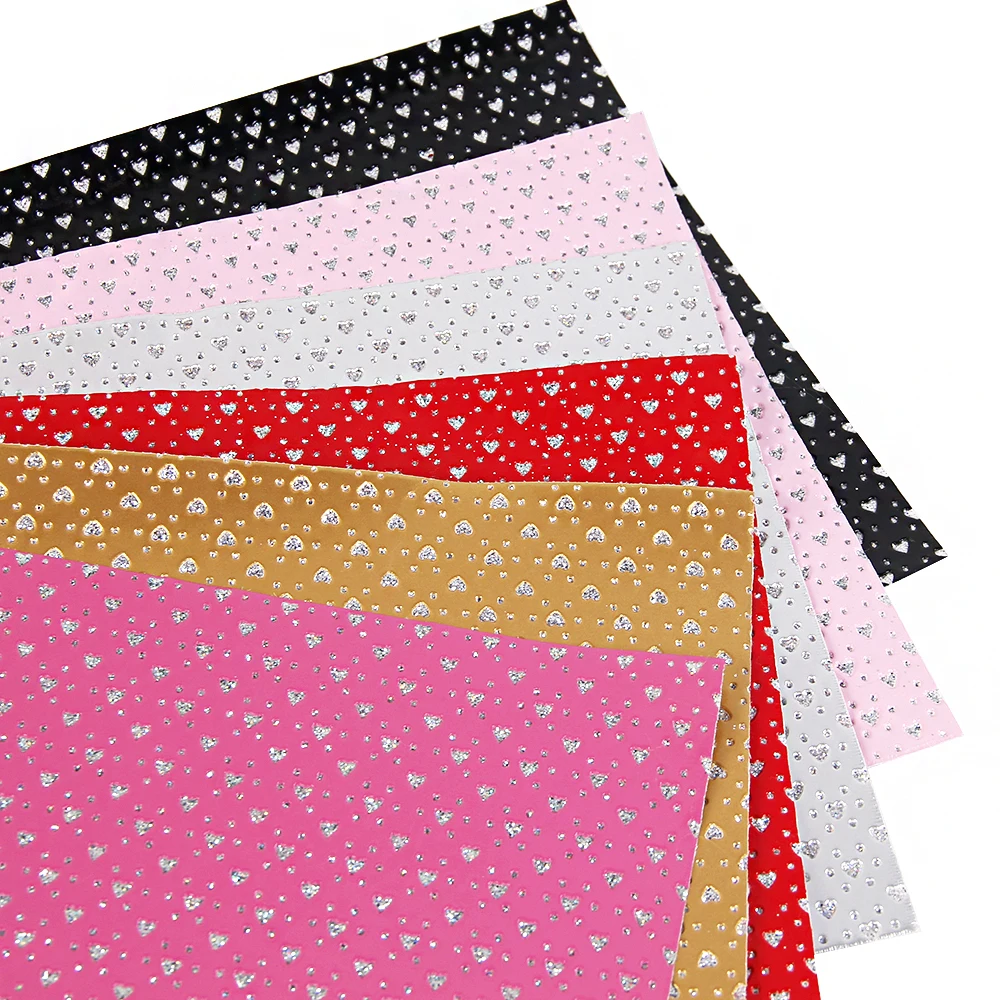

New 20*34cm Heat Glitter Synthetic Leather Patchwork Textile For Hair Bow Bags Phone Cover DIY Projects,c3377