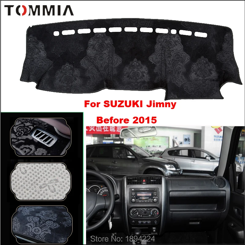 

Tommia Car Dashboard Cover Mat Light Avoid Pad Photophobism Anti-slip protection Mat For Suzuki Jimny Before 2015