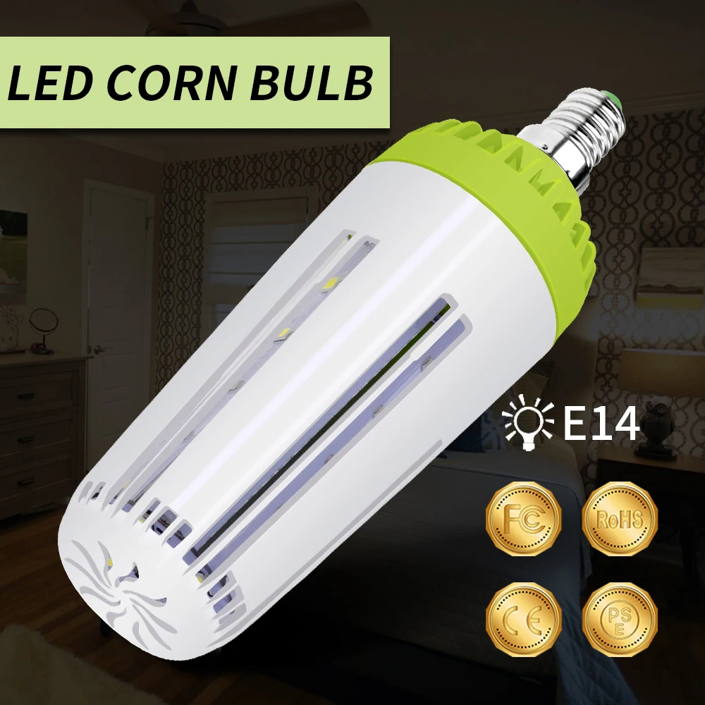 Led 220V 20W Corn Light Bulb E27 Led Lamp SMD 5736 Home Led Light E14 Super Bright Bombillas 42 60 78leds Outdoor Lighting 110V