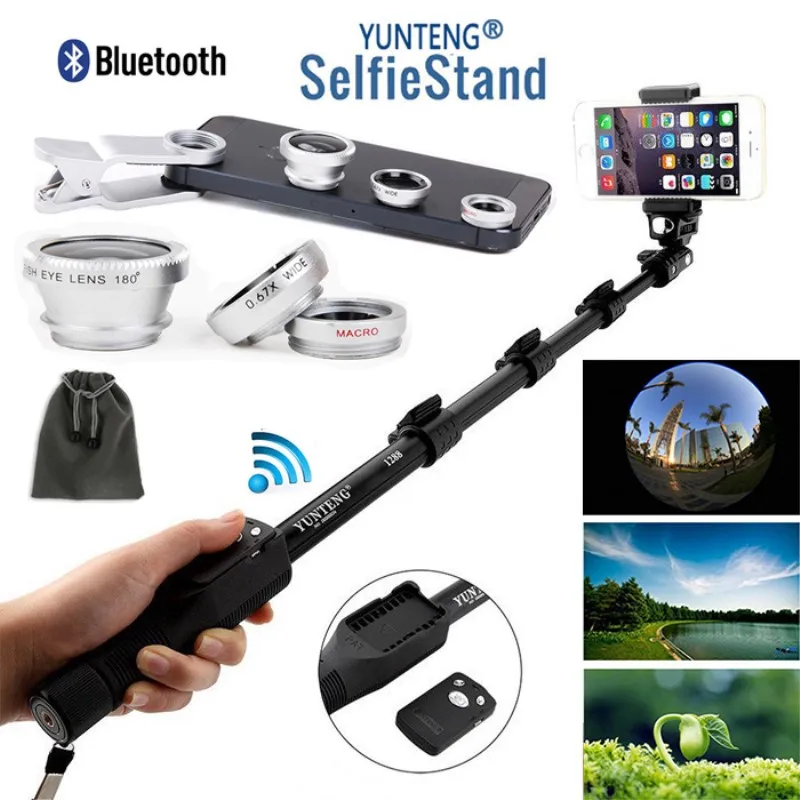 selfie stick monopod lens kits