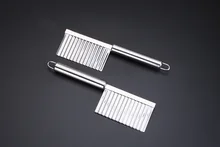 1 PC Ondulado Afiada Ferramenta Descascador de Batata Cozinhar Ferramentas Acessórios De Cozinha Em Aço Inoxidável facas de cozinha Vegetais Ferramentas Gadget PM 023