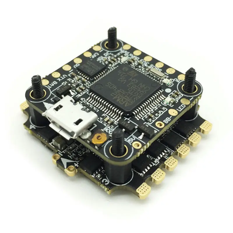 HGLRC XJB F438 Flytower Micro F4 Контроллер полета AIO OSD BEC& 33A 4 в 1 BLheli_S DShot600 ESC