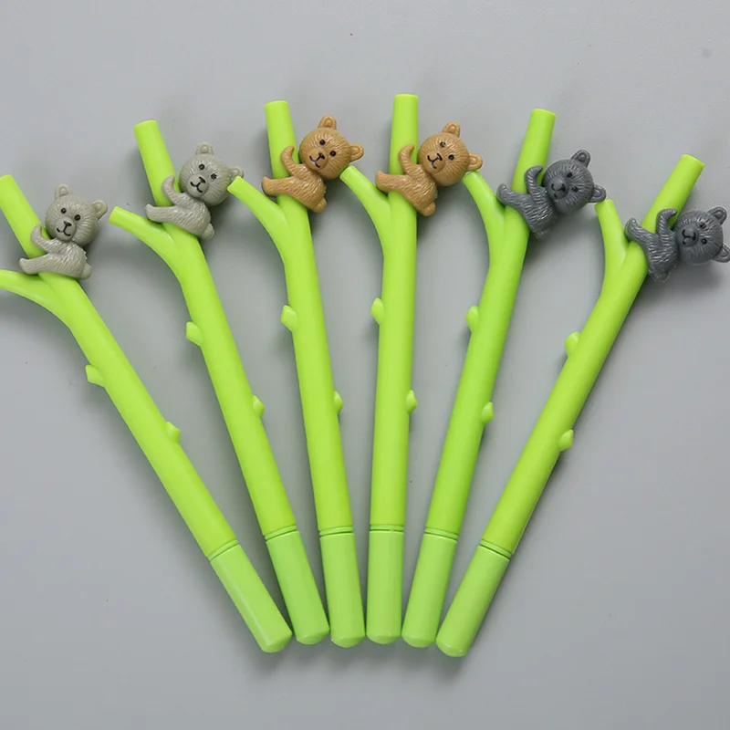

30 Pcs Wholesale Pen Korean Cute Cartoon Koala Gel Pens Creative Office Stationery Water Fountain Pen Black School Writing Tools