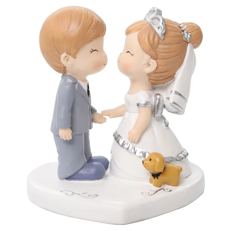 

Creative Couple Model Figurine Cartoon Lover Mini Ornament Decor Car Miniatures Weeding Home Decoration Birthday Gifts Kids Toy