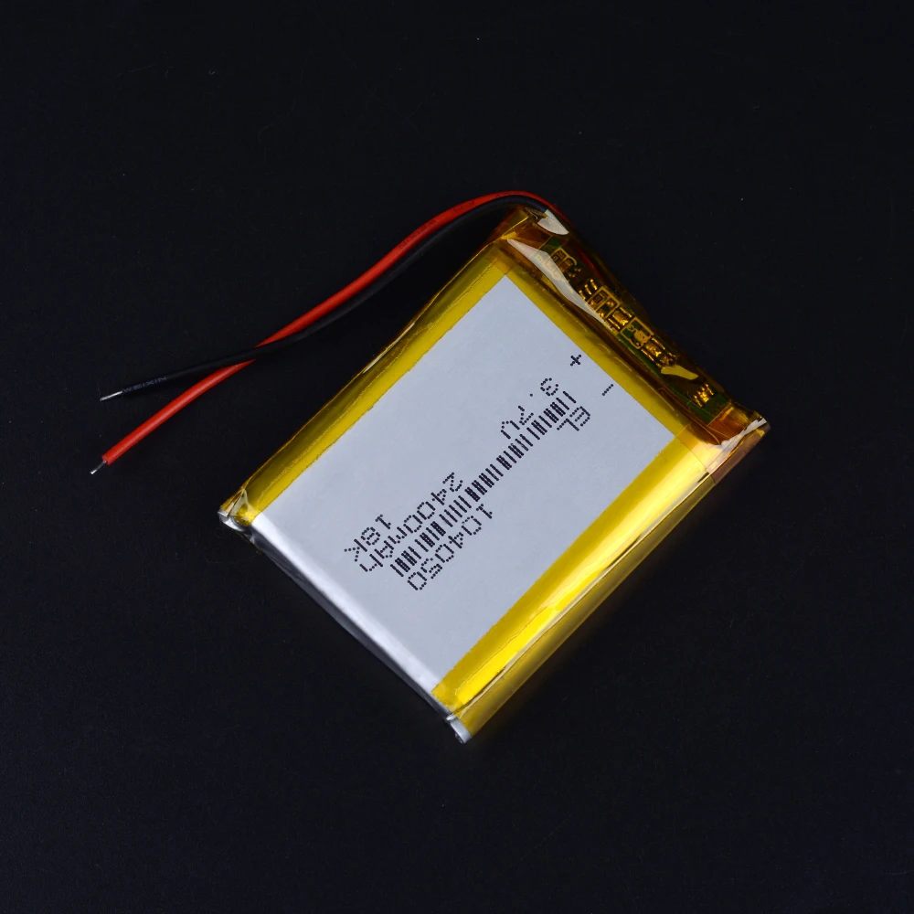 Аккумуляторная батарея 2/4 Li ion Polymer Po 3 7 В 2400 мА/ч 1/104050 шт. батареи для солнечной