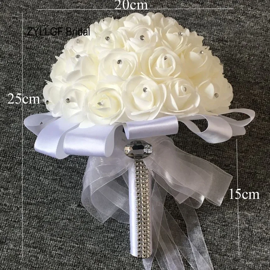 ZYLLGF Bridal Cheap White Wedding Bouquet Wedding Bouquet For Brides