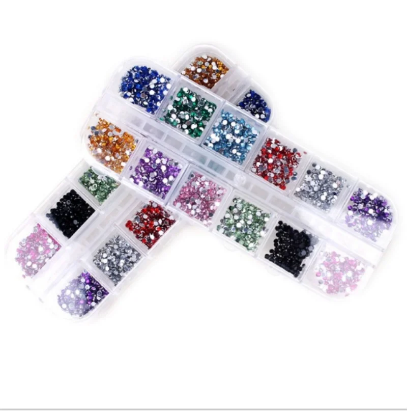 

HOT RHINESTONES GEMS FOR NAIL ART DECORATION FREE PICKER PENCIL GLUE / by dhl 500sets