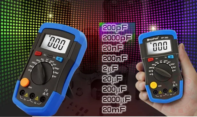 Купить HP - 36d цифровой измерительный прибор для емкости конденсатора ...