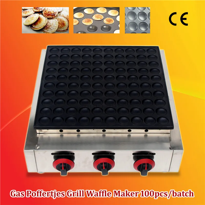 Коммерческий антипригарный гриль 100 шт. Poffertjes пекарь мини машина для