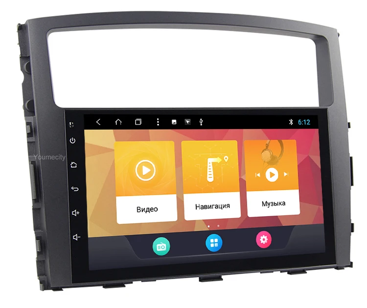 Excellent 9 inch Android 8.1 Octa 8 Core 2G RAM 32G ROM Car DVD Player for Mitsubishi Pajero V97 2007-2015 Radio GPS Navigation BT WIFI 2