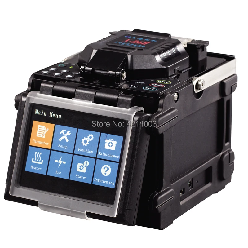 Fusion Splicer X-86H, многофункциональный аппарат для сварки волокон X86H с 8 s Время сращивания FTTH FTTX Волоконно-оптические инструменты бесплатно с DHL