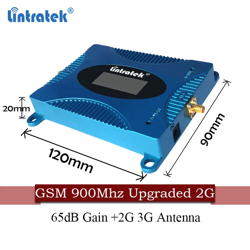 Прямая поставка Lintratek GSM повторитель 900 МГц 2G мини 65 дБ усиление усилитель