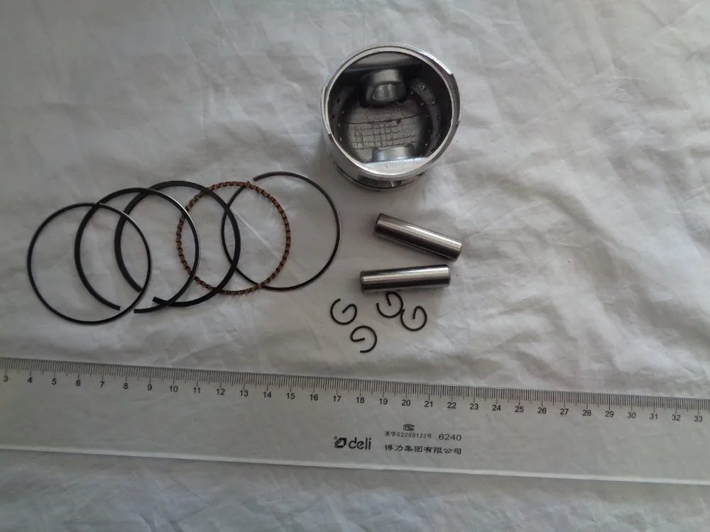 1KW 1.5KW Generator Piston and Piston Ring Assembly with pin clip ,152F