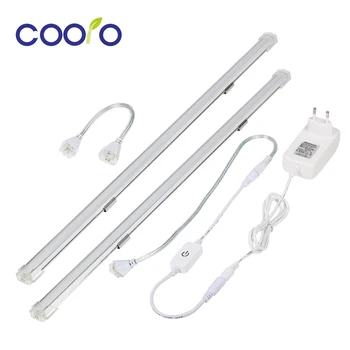 

2PCS 50CM LED Bar Light Under Cabinet Kitchen Light Kit with iTouch Dimmer Switch Adapter Perfect for Housing Indoor Lighting