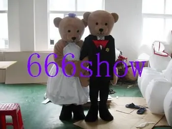 

Teddy bear mascot costume Adult Character Costume Cosplay mascot costume free shipping Fancy