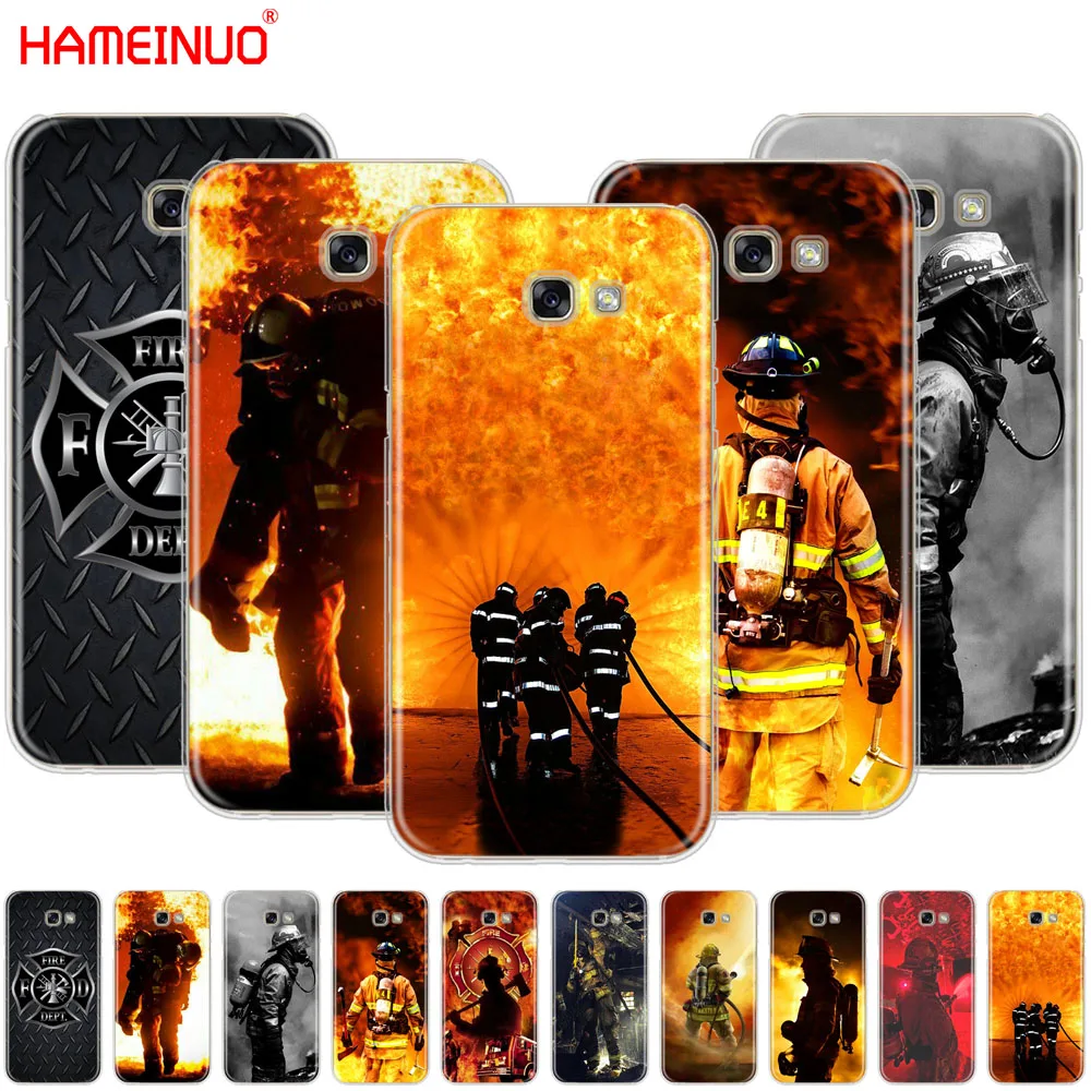 

HAMEINUO Firefighter Heroes Fireman cell phone case cover for Samsung Galaxy A3 A310 A5 A510 A7 A8 A9 2016 2017 2018