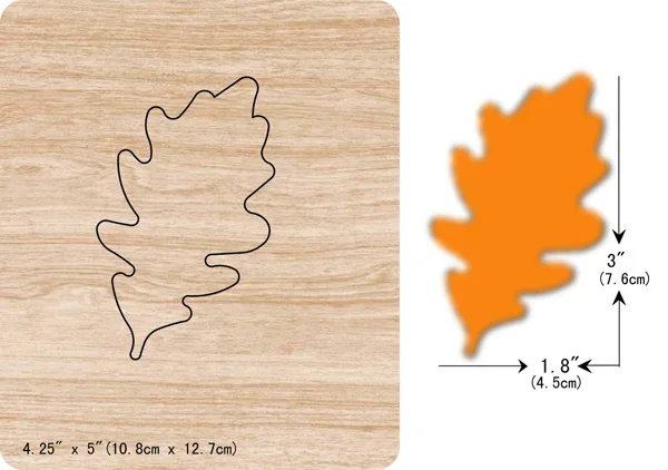 

New leaf wooden dies cutting dies for scrapbooking Multiple sizes V-4690