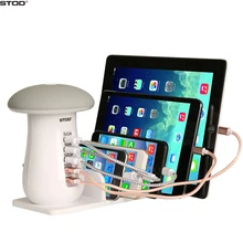 STOD 5 USB зарядное устройство 30 Вт Быстрая зарядка 3,0 светодиодный держатель зарядной станции для iPhone iPad samsung huawei Meizu Xiaomi htc адаптер