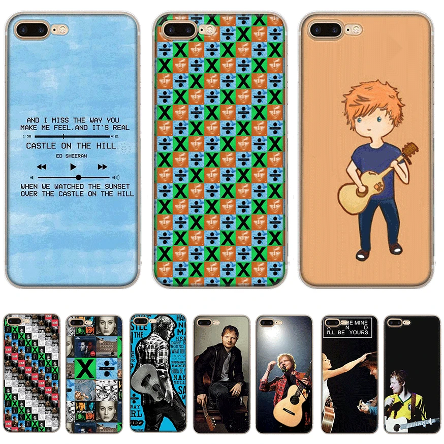

Desxz Ed Sheeran Phone Case Cover For iPhone XS MAX X XR 6S 6 78 Plus 5 5s SE Shell Protection