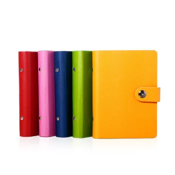 

New spiral notebook Leather Diary business Note book 32K paper 96 sheets Notepad Office School Supplies gift
