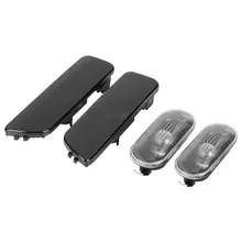 4 шт. световой индикатор боковые фонари дорожный указатель, брызговик световой бампер яркий светодиодный Автозапчасти для VW Golf 1999-2005