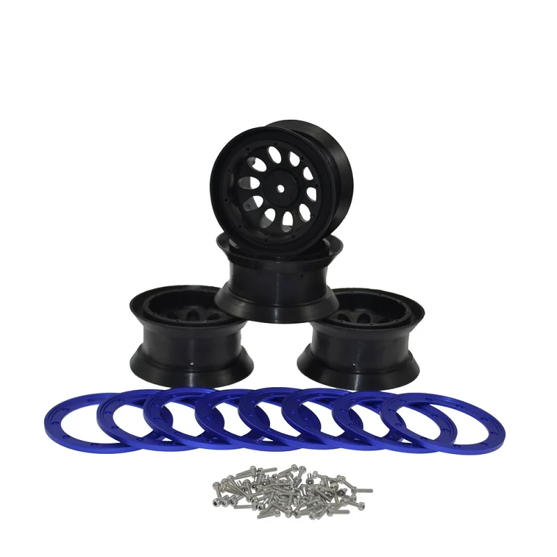 

4PCS 2.2 Inch Plastic Wheel Rim RC Crawler Wheels for 1/10 Climbing Car Aixal Wraith SCX10 RC4WD Wheel Hub Parts