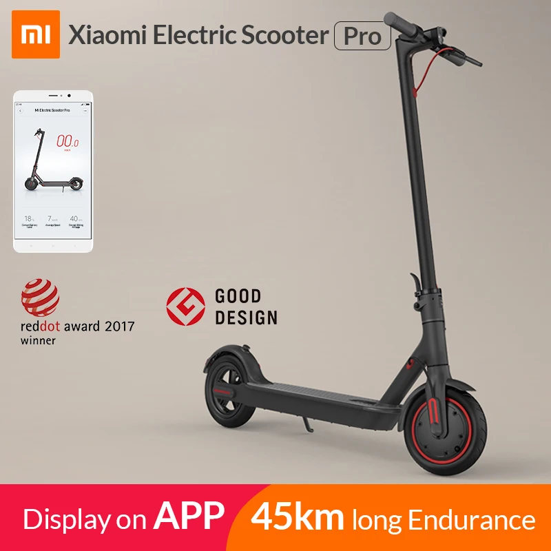 

2019 Xiaomi Mi Electric Scooter Mijia M365 Pro Smart E Scooter Skateboard Mini Foldable Hoverboard Longboard Adult 45km Battery