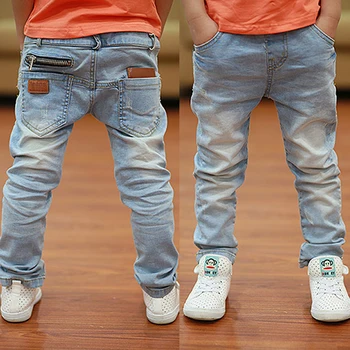 Boys Jeans Newest style Light-color soft denim trousers 2019 Spring Autumn fashion kids jean for age 3 to 13 years old  B135 1