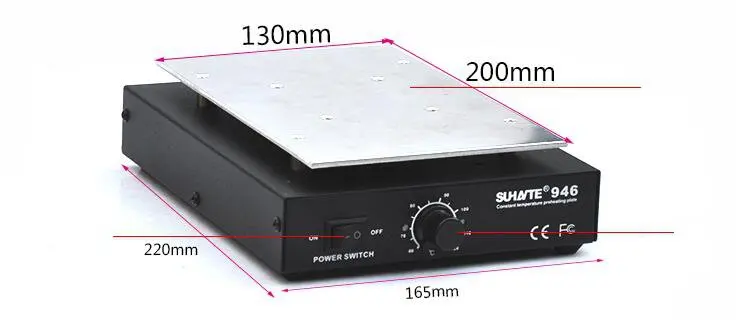 welding speed adjustable constant temperature heating platform mobile phone repair split screen separation 946 afbeelding