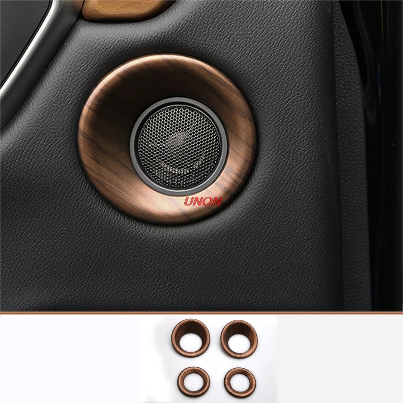 

Fit For Honda CR-V CRV 2017 2018 car door interior highpitch horn speaker sound ring cap sticker trim