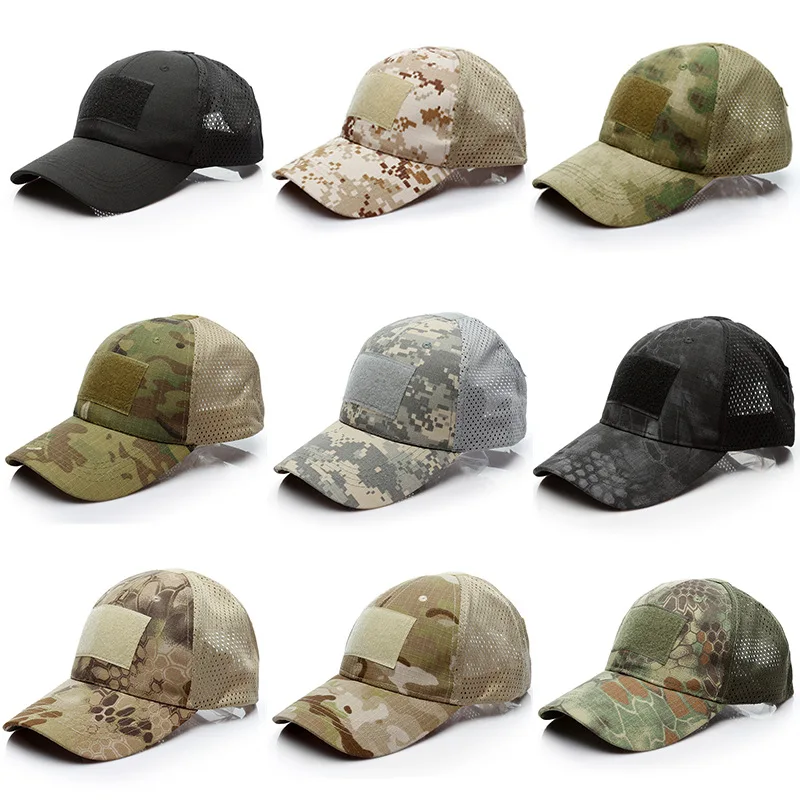 

Velcro Baseball Cap Army Fan Tactical Camouflage Hat Hiking Sunshade Essentials