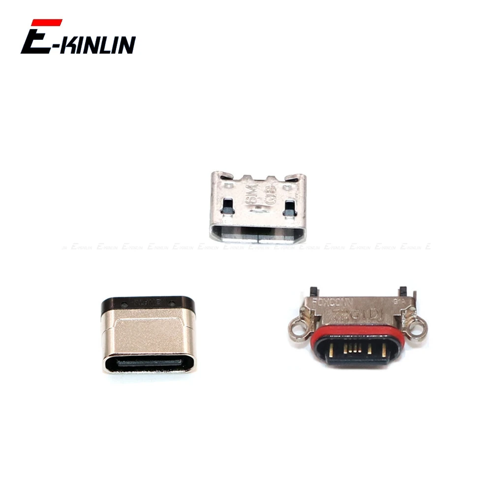 2 шт./лот Type C Micro USB Jack зарядный порт для OnePlus X 1 3 3T 5T 6T 7 7T 8 Pro 5G Разъем зарядного
