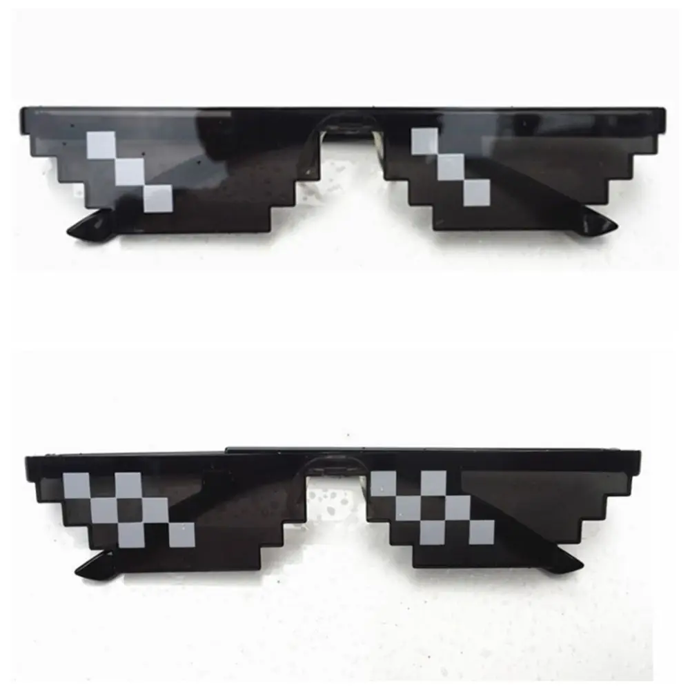 Thug Life отношение солнцезащитные очки 8 бит Pixel иметь дело с ним унисекс очки