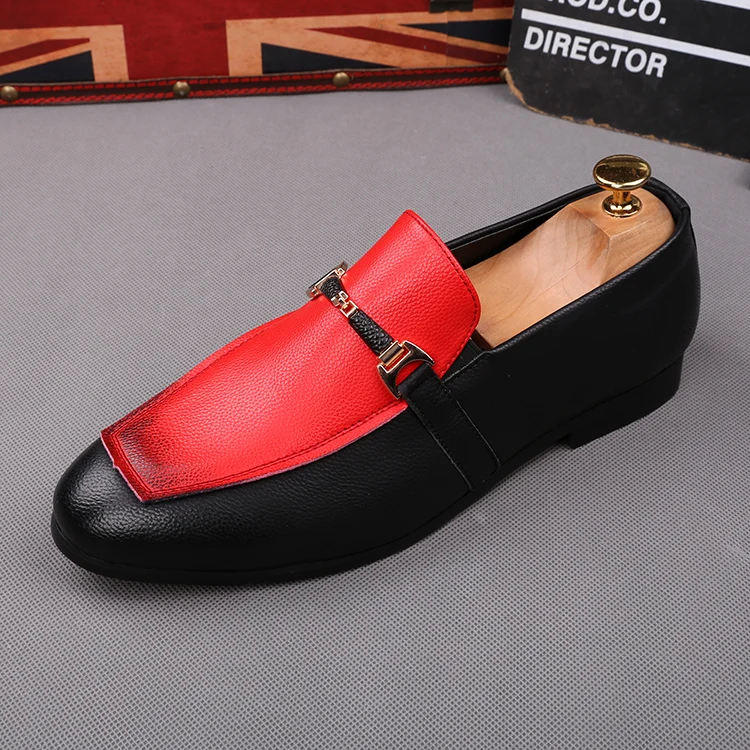 2019 New men England casual Leather Oxfords shoes lazy Tassel British Vintage Flats loafers Black Red boat shoes 2019 New men England casual Leather Oxfords shoes lazy Tassel British Vintage Flats loafers Black Red boat shoes