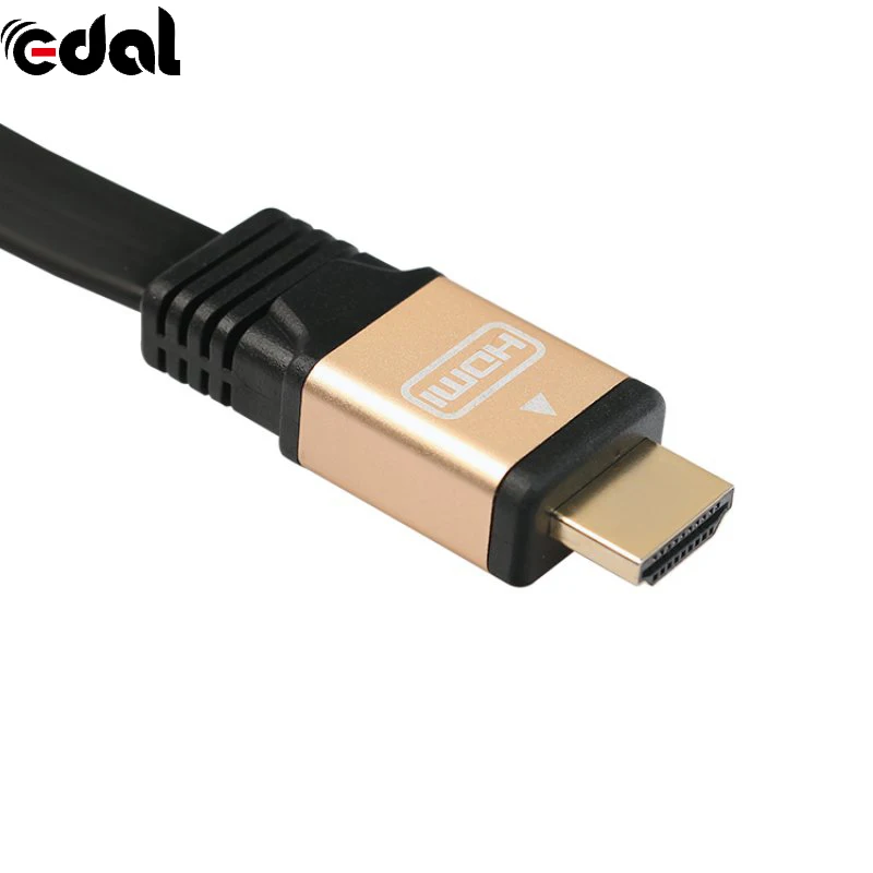 HDMI 2,0 4 K 30AWG HD 18 Гбит/с 3D Аудио возврат Ethernet плоский кабель HDMI Поддержка HD 1080 p 1440 p 2x1080 p 2160 p Apr12